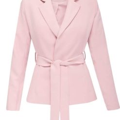 Crepe Blazer Jacket - Lightweight Blazer Jacket Women