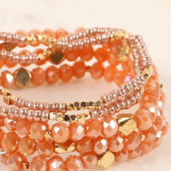 Diamonds in the Rough Beaded Stretch Bracelets