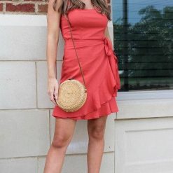 Frill Detail Wrap Dress | Women's Wrap Dress