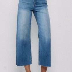 High Rise Crop Wide Leg Jeans | Sneak Peek Denim
