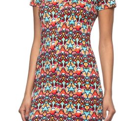 Keyhole Kaleidoscope Dress | Women's Party Dresses