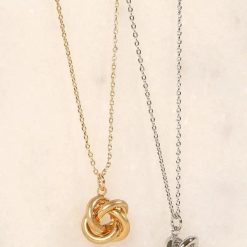 Celtic Knot Pendant Short Necklace Jewelry