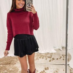 Sydney Sweater – Burgundy