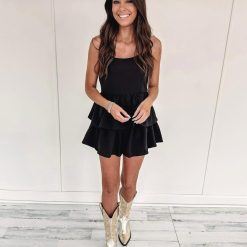Georgia Romper – Black