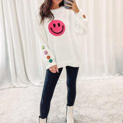 Happy Patch Sweater
