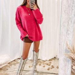 Harper Hot Pink Sweater