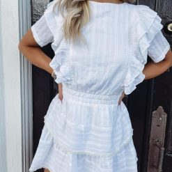London Ruffle Dress