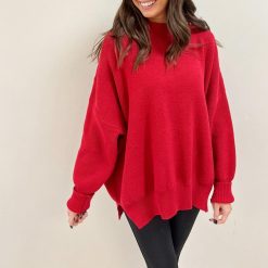 Rachael Red Sweater