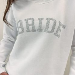 Rhinestone Bride Pullover