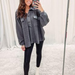 Robbie Pullover – Charcoal