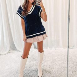 Ryan Sweater Vest – Navy