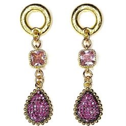 Pink Sparkle  Earring